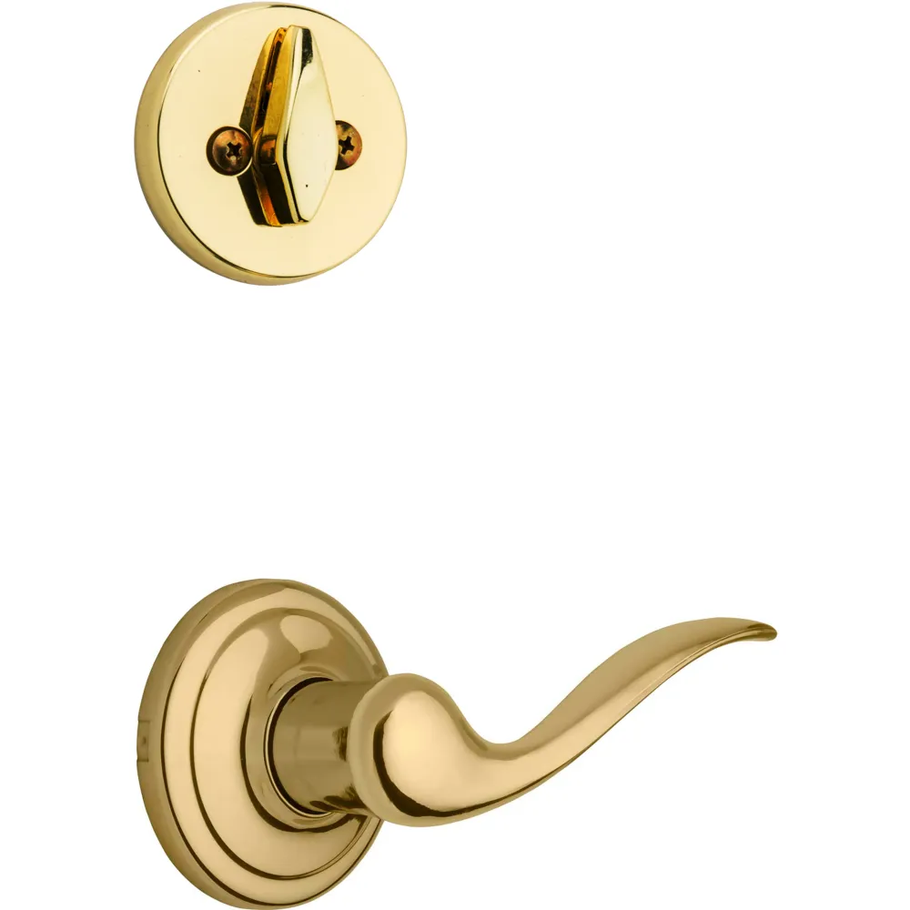 GLA9675 TC3 B 6LR1R2 LH Toluca Trim Pack para manijas GA9771 - Latón pulido Weiser Lock