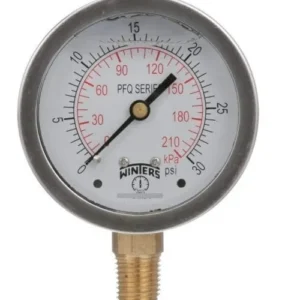 Manometro Con Glicerina 1/4 Npt 0/30 Psi/bar Winters PFQ802