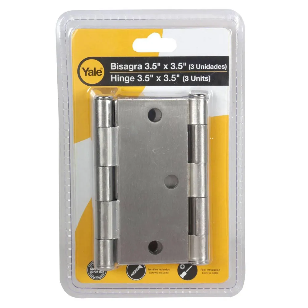 Bisagra capuchina 3-1/2"x3-1/2" Yale