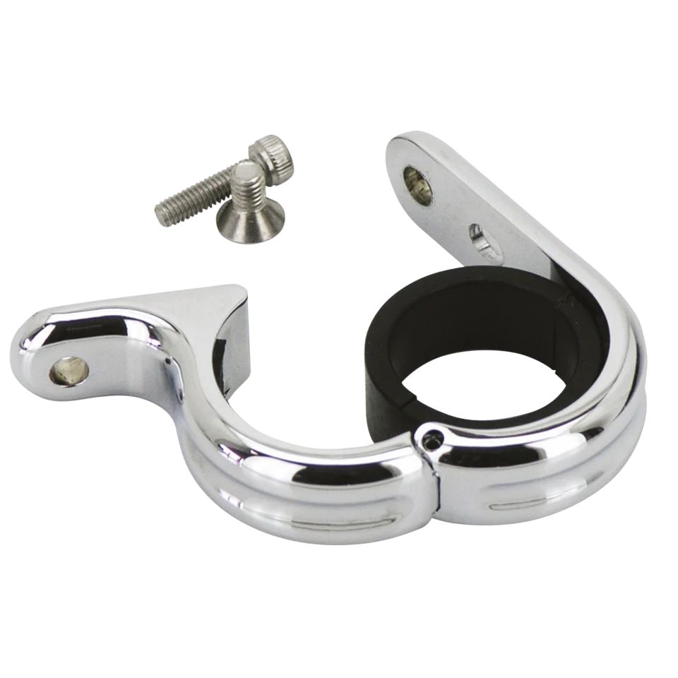Abrazaderas De Plegado Rápido Cromadas Para Harley Davidson Zodiac (Genuine Zodiac Products)