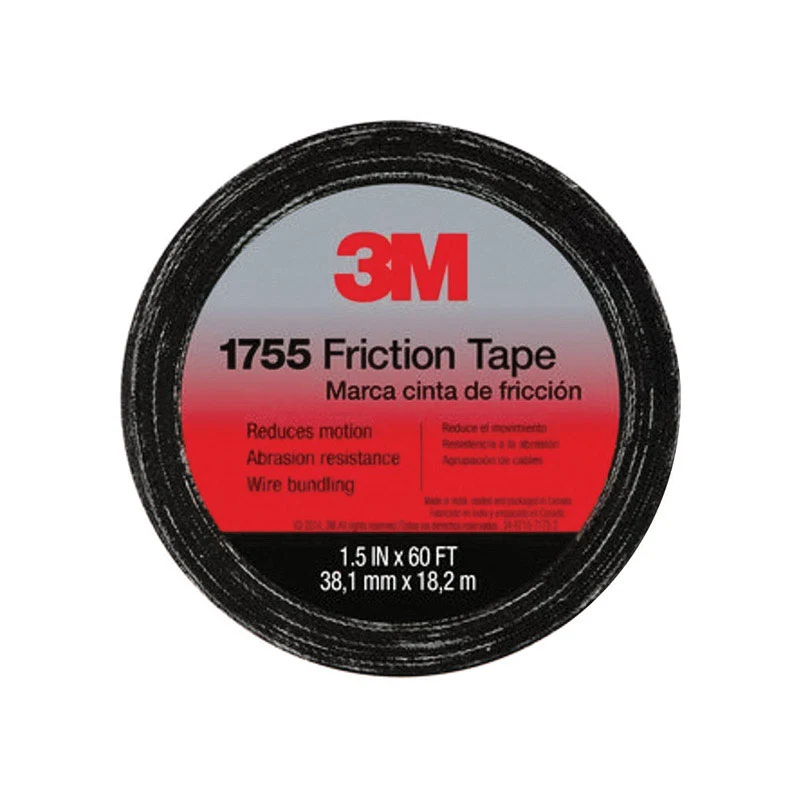 CINTA DE FRICCIÓN 1-1/2" NEGRA 3M