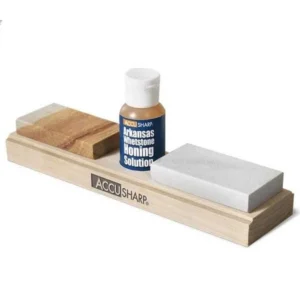 (023C) KIT PARA AFILAR 2 PIEDRAS + ACEITE ACCUSHARP