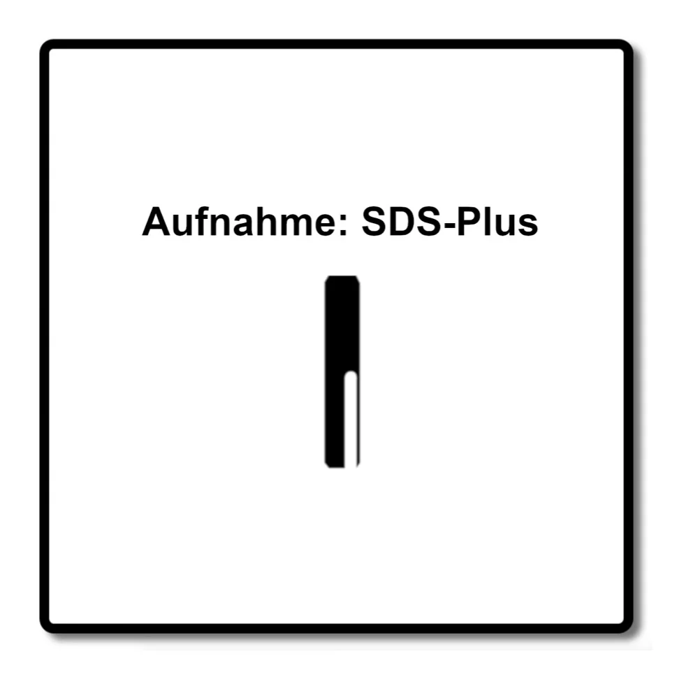 Alpen Profi Multicut SPM Juego de brocas multiusos de carburo de 5 piezas 5 - 10 mm Certificación SDS Plus PGM