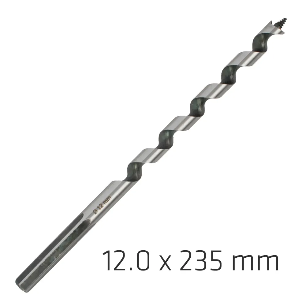 Broca larga para madera 12x235mm Alpen