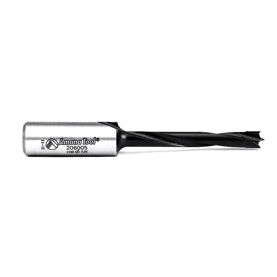 Amana - A206005 Broca perforadora de punta Brad con punta de carburo Ditec de alto rendimiento de 5 mm R/H 70 mm