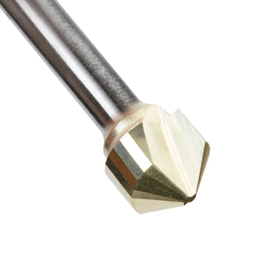 Amana - A45724 Broca para ranurar en V con diámetro de corte de 1 pulgada