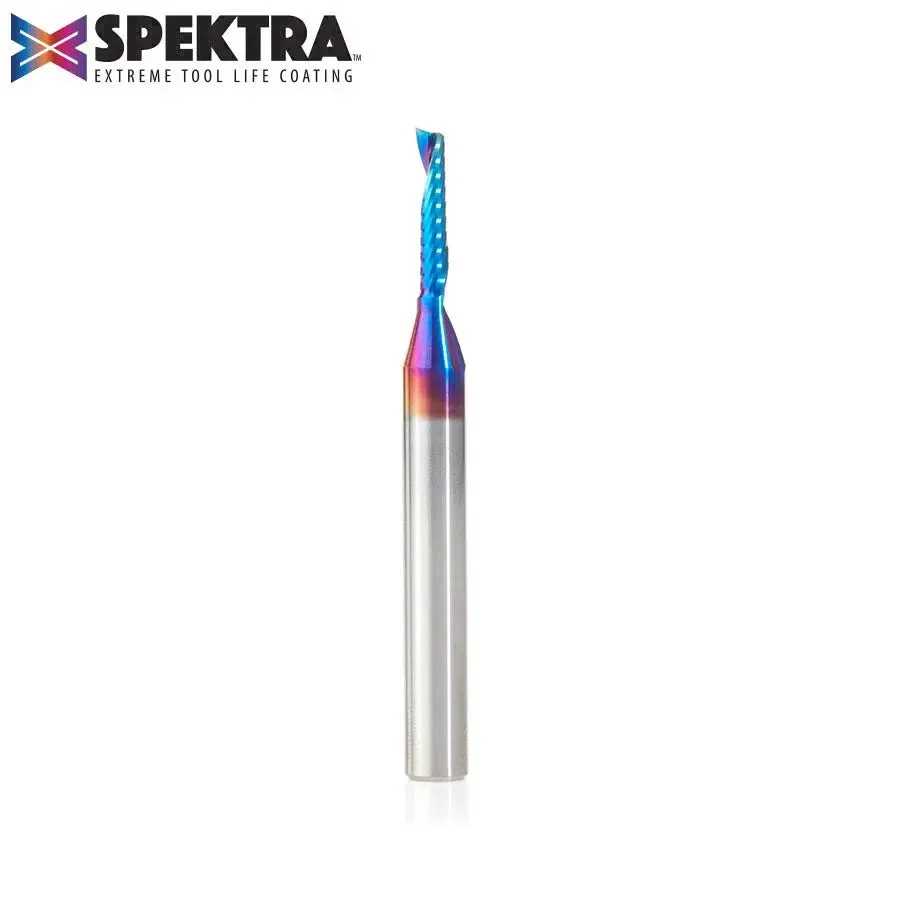 Amana - A51445-K Broca enrutadora Spektra de corte ascendente de 1/8" de diámetro de corte
