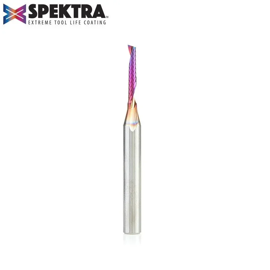 Amana - A51446-K Broca enrutadora de corte ascendente Spektra de 1/8" de diámetro de corte