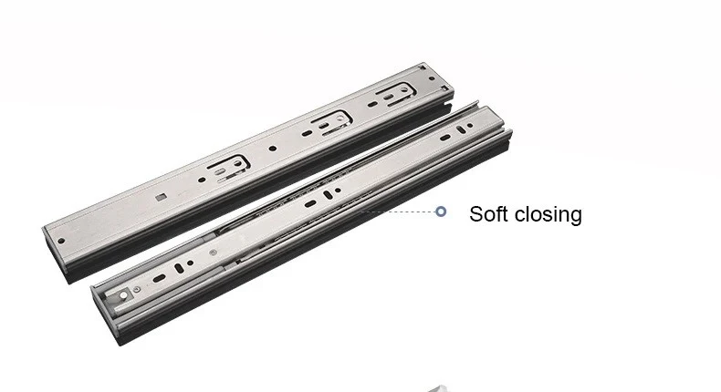 Correderas telescopicas cierre lento 45mm x 450 mm por 20 pares angmi