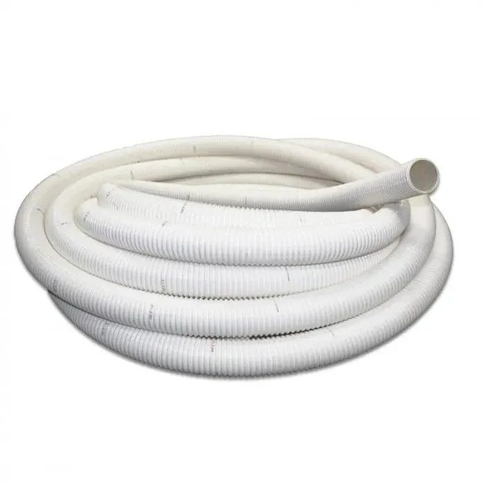 AXYZ - 020689-50 Manguera de recolección de polvo para aspiradora blanca de 2"