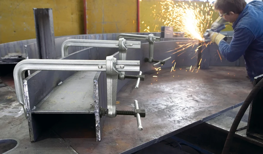 Bessey STBS50 - Tornillo de apriete de acero forjado de alta potencia STBS 500 mm
