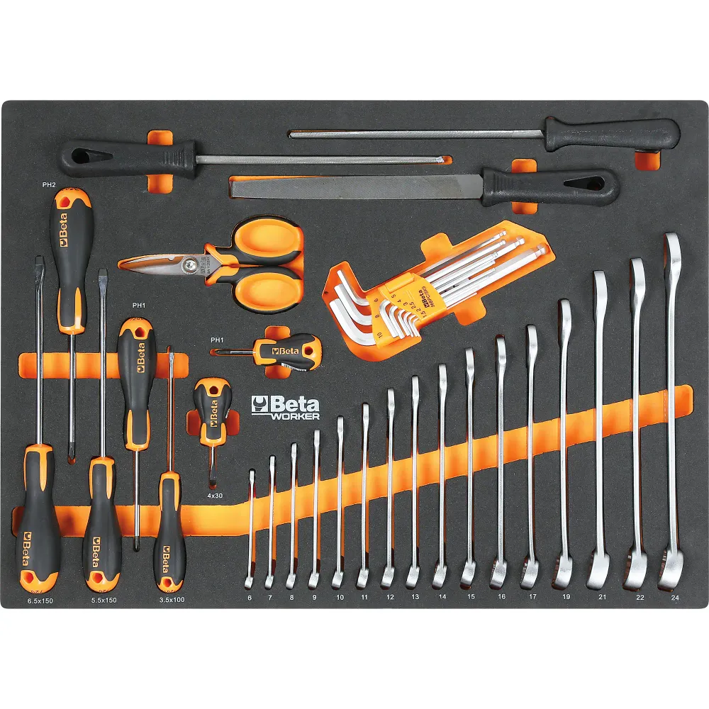 Mobiliario de taller Beta C45PRO X con 196 herramientas gratuitas