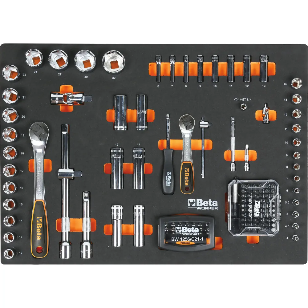 Mobiliario de taller Beta C45PRO X con 196 herramientas gratuitas