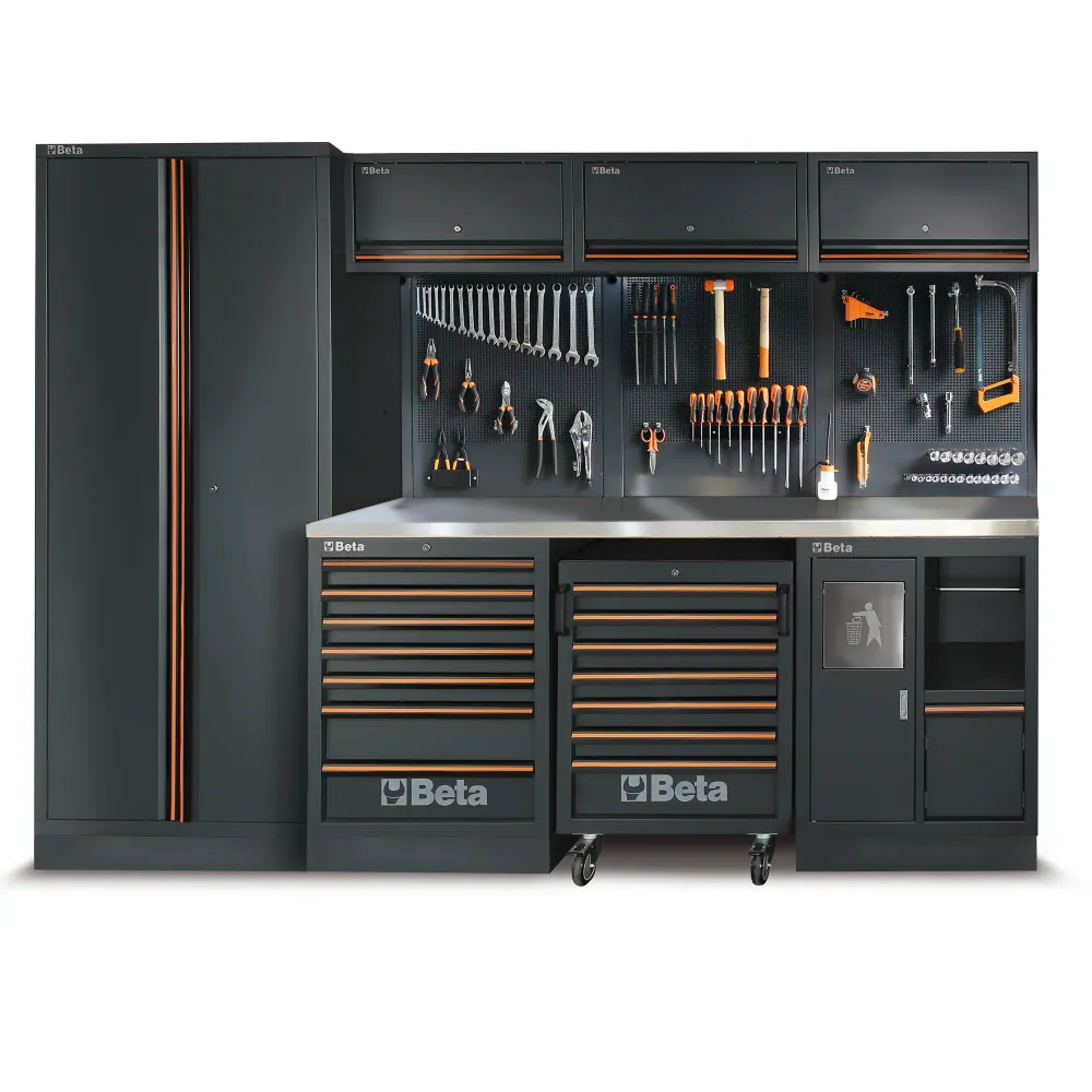 Mobiliario de taller Beta C45PRO 2.0 X con 268 herramientas gratuitas