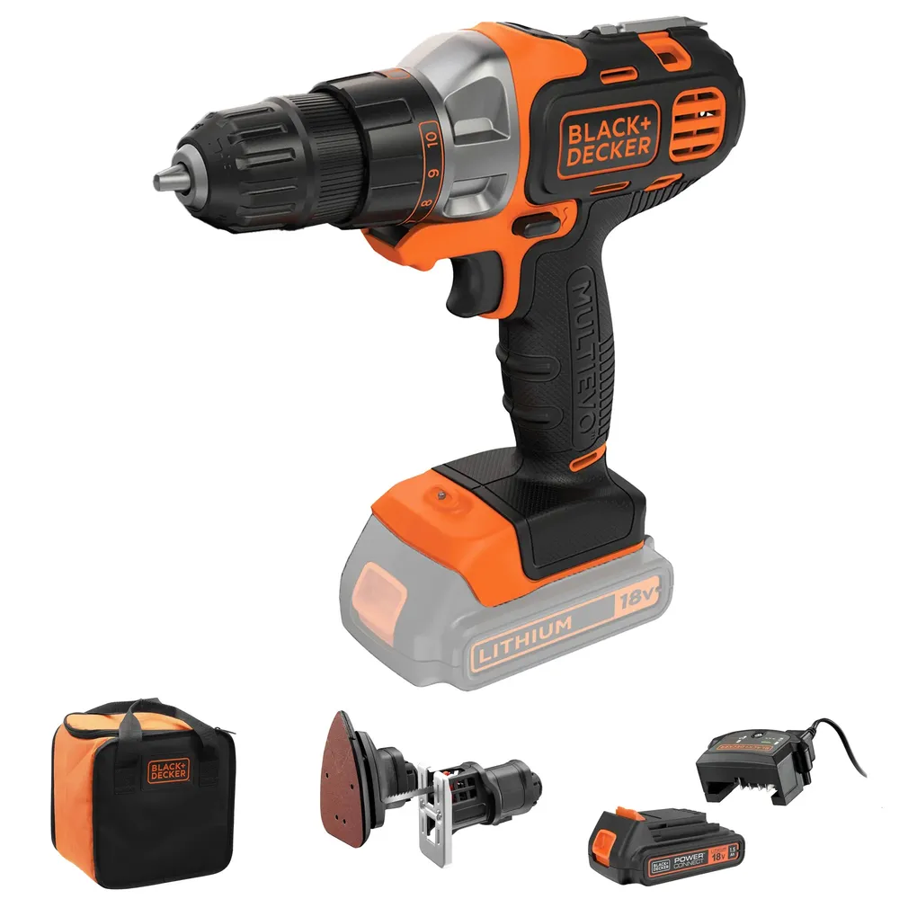 Kit Multievo Black+Decker MT218S1A-QW 18 V 1,5 Ah BLACK & DECKER