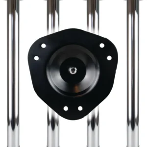 BMB juego de patas de mesa negro 60 mm altura 710 mm ( 3000273143 )
