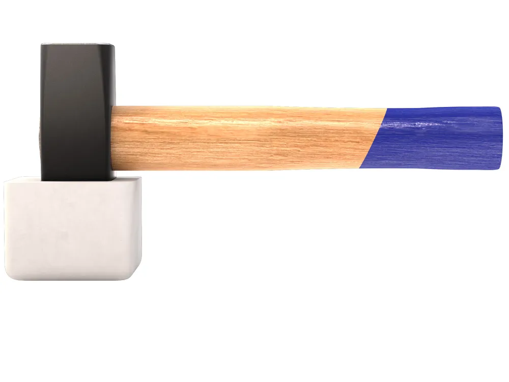 Bon® Martillo - Cuadrado - Cara de Goma Blanca