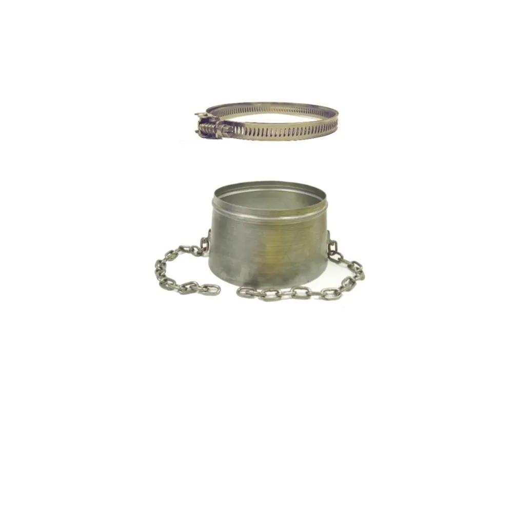 Manguito y abrazadera de acero Bon® de 8 pulg.