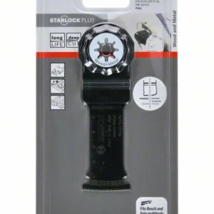 BOSCH Hoja de sierra de inmersión PAIZ 32 APB Anchura 32 mm Profundidad de inmersión 60 mm ( 4000907744 )