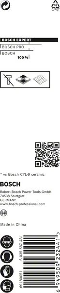 Broca cerámica BOSCH Expert HardCeramic HEX-9 Ø 8 mm longitud total 90 mm (4000909791)