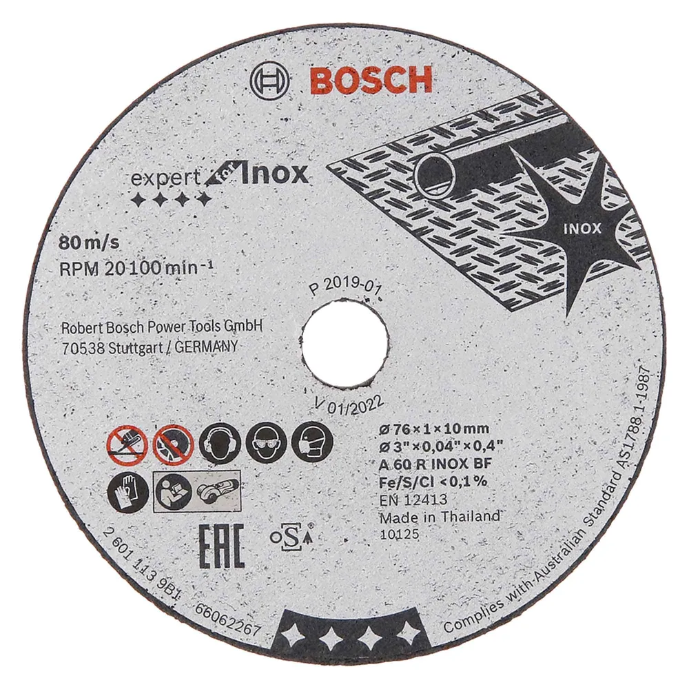 Disco de corte Bosch Experto 76 mm 5 piezas