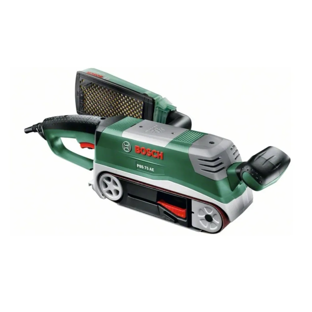 Bosch PBS 75 AE Lijadora de banda 750 W en maletín de transporte ( 06032A1120 ) Bosch Grün