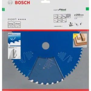 Hoja de sierra circular BOSCH Expert para madera Ø exterior 250 mm Número de dientes 40 WZ ( 8000342101 )