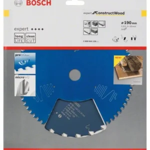 Hoja de sierra circular BOSCH Ø exterior 190 mm Número de dientes 24 WZ ( 8000342209 )