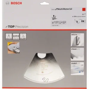 Hoja de sierra circular BOSCH Ø exterior 254 mm Número de dientes 80 HLTCG ( 8000342277 )