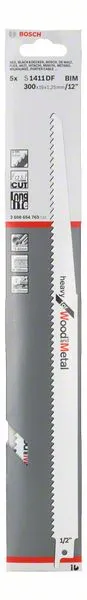 Hoja de sierra de sable BOSCH S 1411 DF Longitud 300 mm Anchura 19 mm ( 4000837543 )