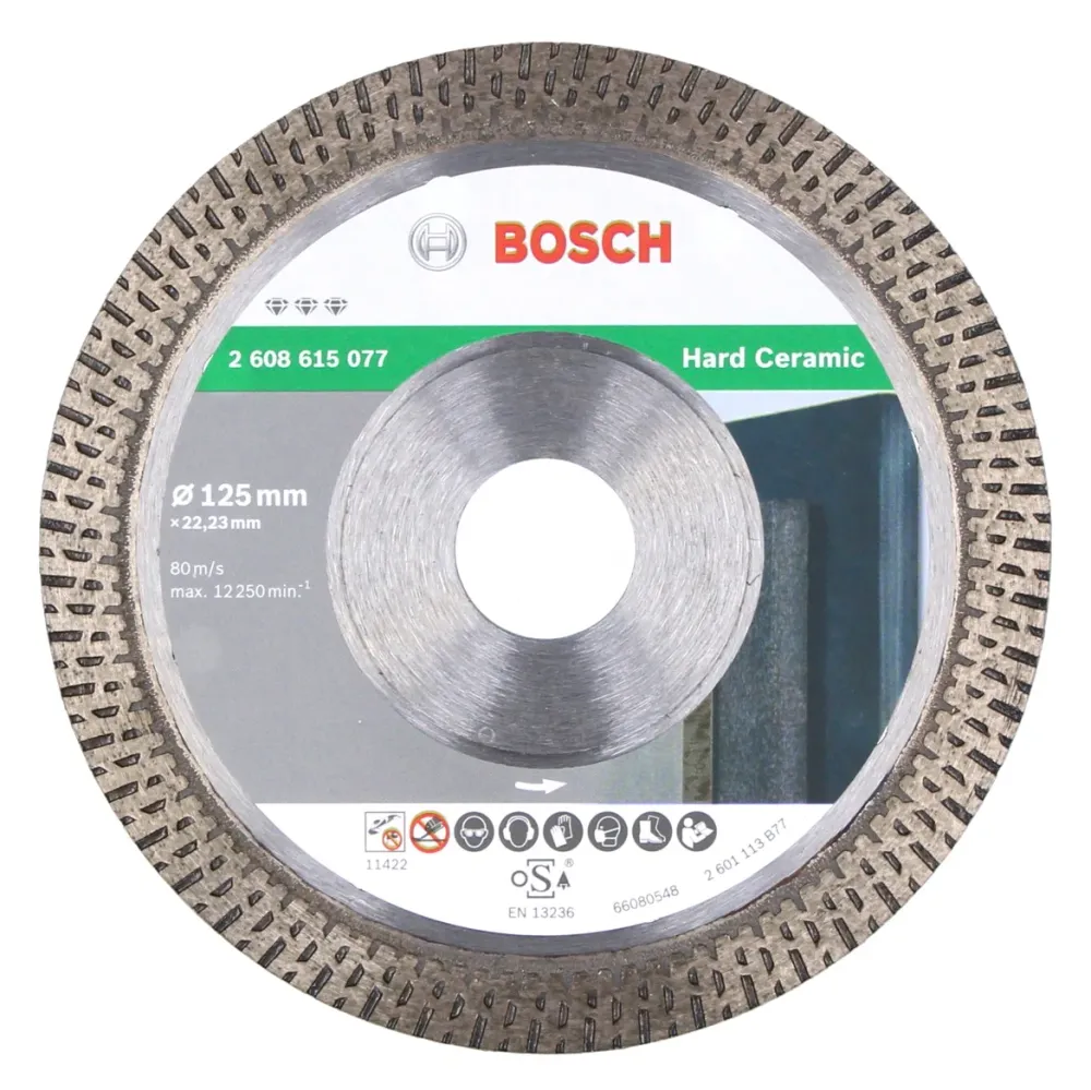 Bosch Best Hard Ceramic Disco de corte diamantado 125 mm x 22,23 ( 2608615077 ) Bosch Professional