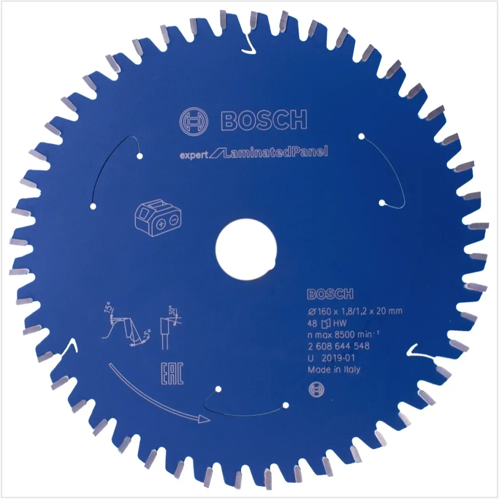 Bosch Disco de sierra circular Expert Laminated Panel 160 x 1,2 x 20 mm / 48 dientes ( 2608644548 ) Bosch Professional