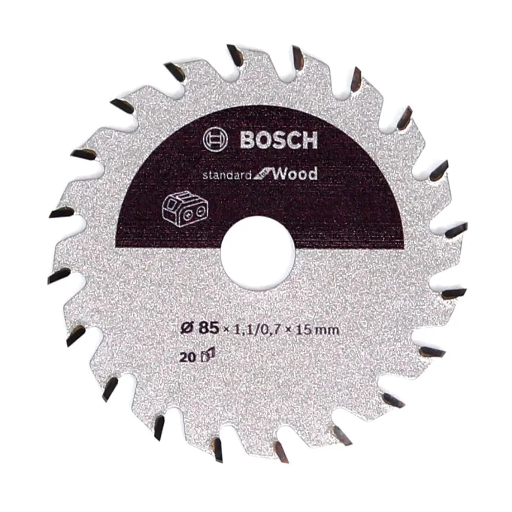 Bosch Disco de sierra circular Standard Wood 85 x 1,1 x 15 mm / 20 dientes ( 2608837666 ) Bosch Professional