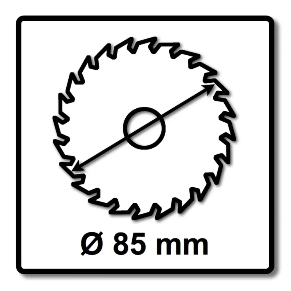 Bosch Disco de sierra circular Standard Wood 85 x 1,1 x 15 mm / 20 dientes ( 2608837666 ) Bosch Professional