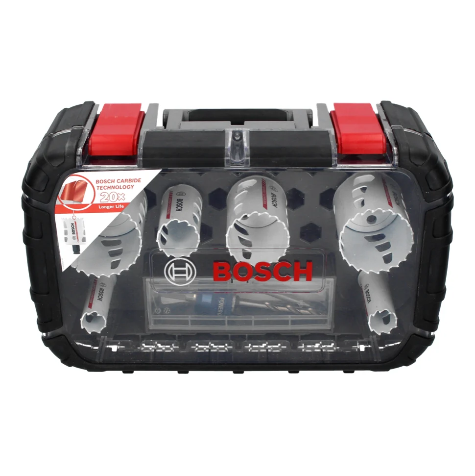 Bosch Endurance Heavy Duty Juego de sierras de corona de carburo de 9 piezas (2608594183) juego universal Bosch Professional