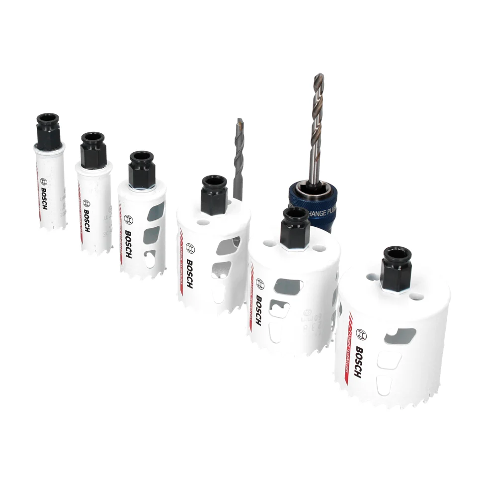 Bosch Endurance Heavy Duty Juego de sierras de corona de carburo de 9 piezas (2608594183) juego universal Bosch Professional