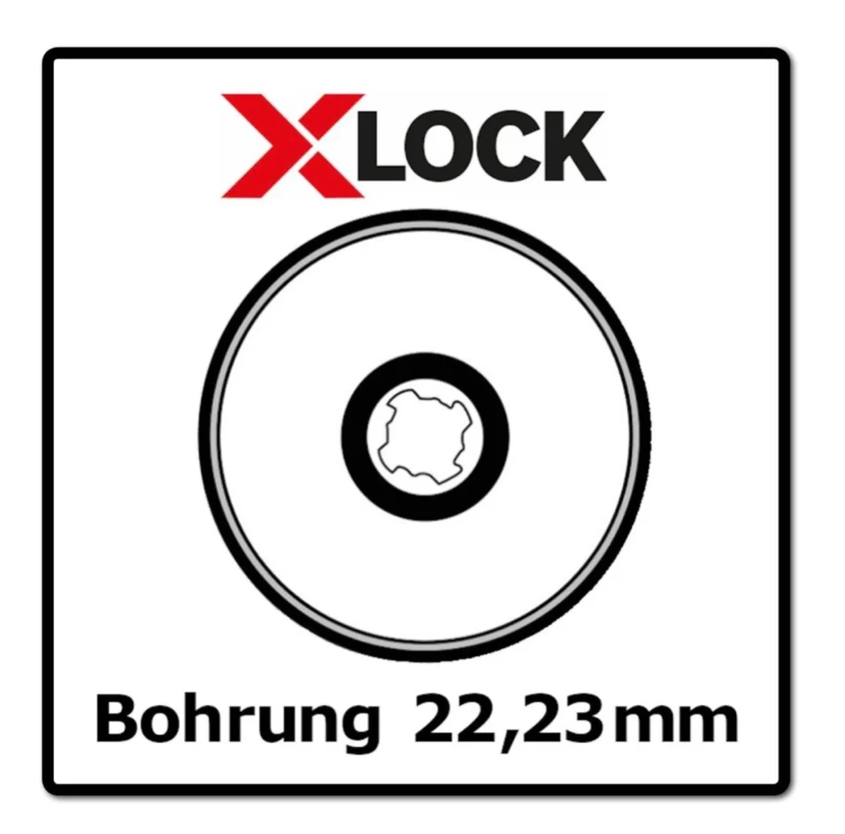 Bosch Expert Disco abrasivo para metal X-LOCK 125 x 22,23 mm 20 piezas (20x 2608619259) Bosch Professional