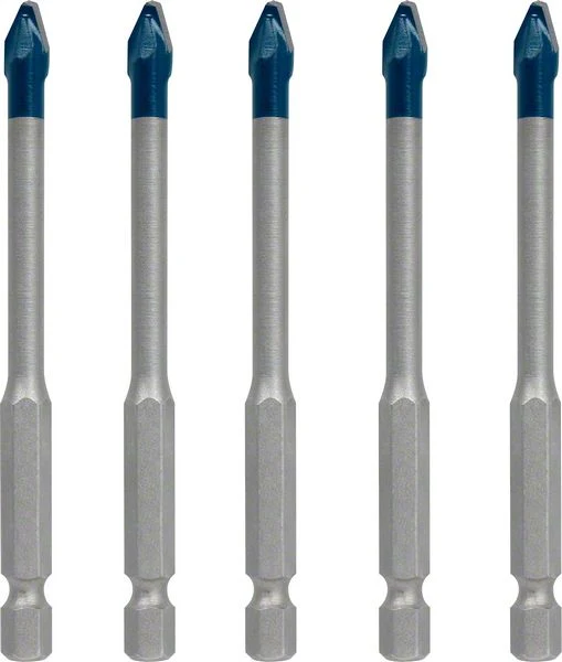 Bosch EXPERT HEX-9 Juego de brocas para cerámica dura 6,0 x 90 mm - 5 piezas (2608900599) Bosch Professional