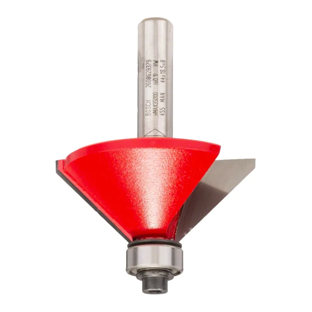 Bosch Expert para madera Fresa para biselar 8 x 44 x 61 mm 45 ( 2608629379 ) para madera Bosch Professional