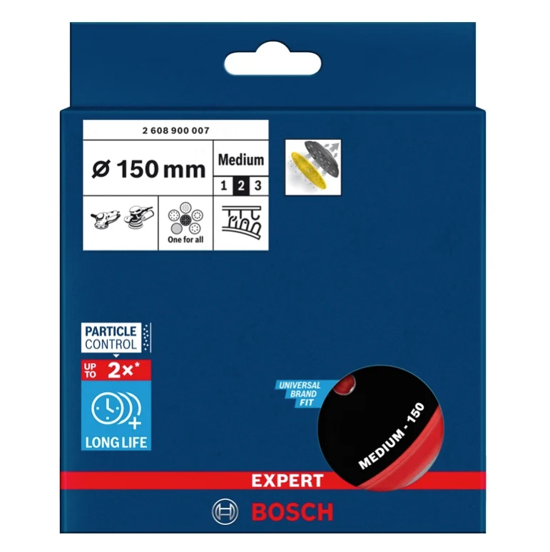 Bosch EXPERT Plato de apoyo universal multitaladro 150 mm medio ( 2608900007 ) Sucesor de 2608601335 Bosch Professional