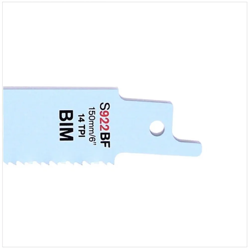 Bosch 5 hojas de sierra de sable 150 mm Flexibles para Metal S 922 BF / S922BF (2608656014) Bosch Professional
