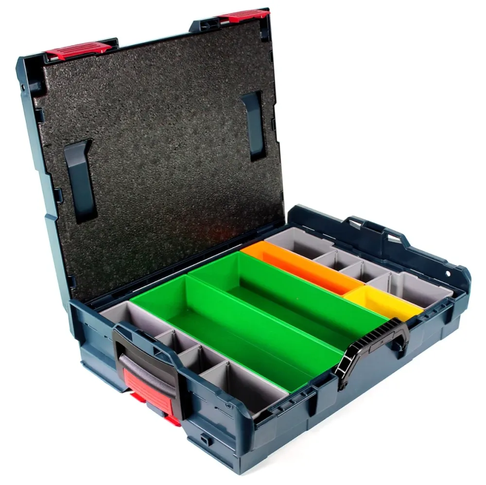 Bosch Sortimo L-Boxx 102 System Box maletín de herramientas tamaño 1 con inserto 6 piezas (1600A001S4) Bosch Professional
