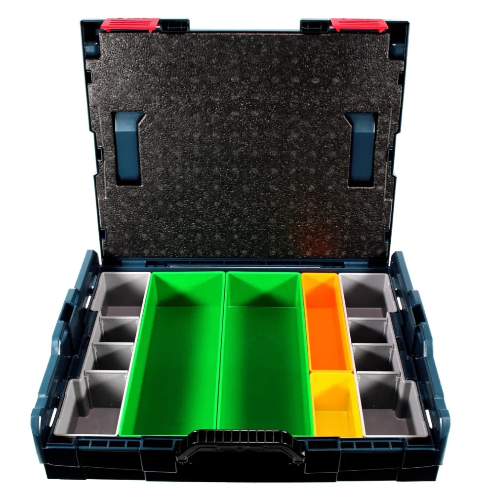 Bosch Sortimo L-Boxx 102 System Box maletín de herramientas tamaño 1 con inserto 6 piezas (1600A001S4) Bosch Professional