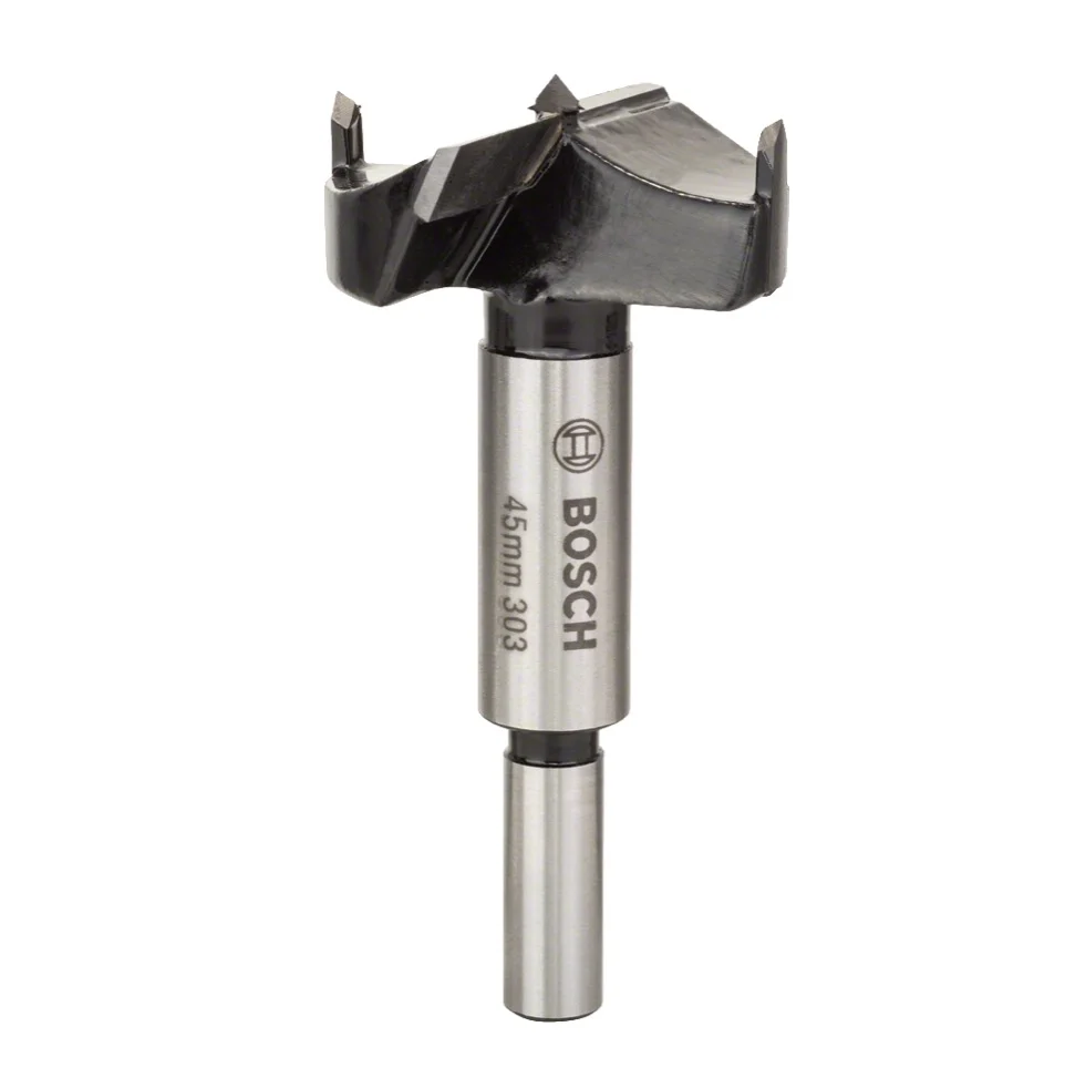 Broca de metal duro Bosch para bisagras - Broca artificial 45 x 90 mm (2608597617) para madera Bosch Professional