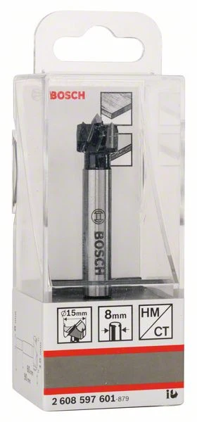Broca de metal duro para bisagras Bosch 15 x 90 mm (2608597601) para madera Bosch Professional