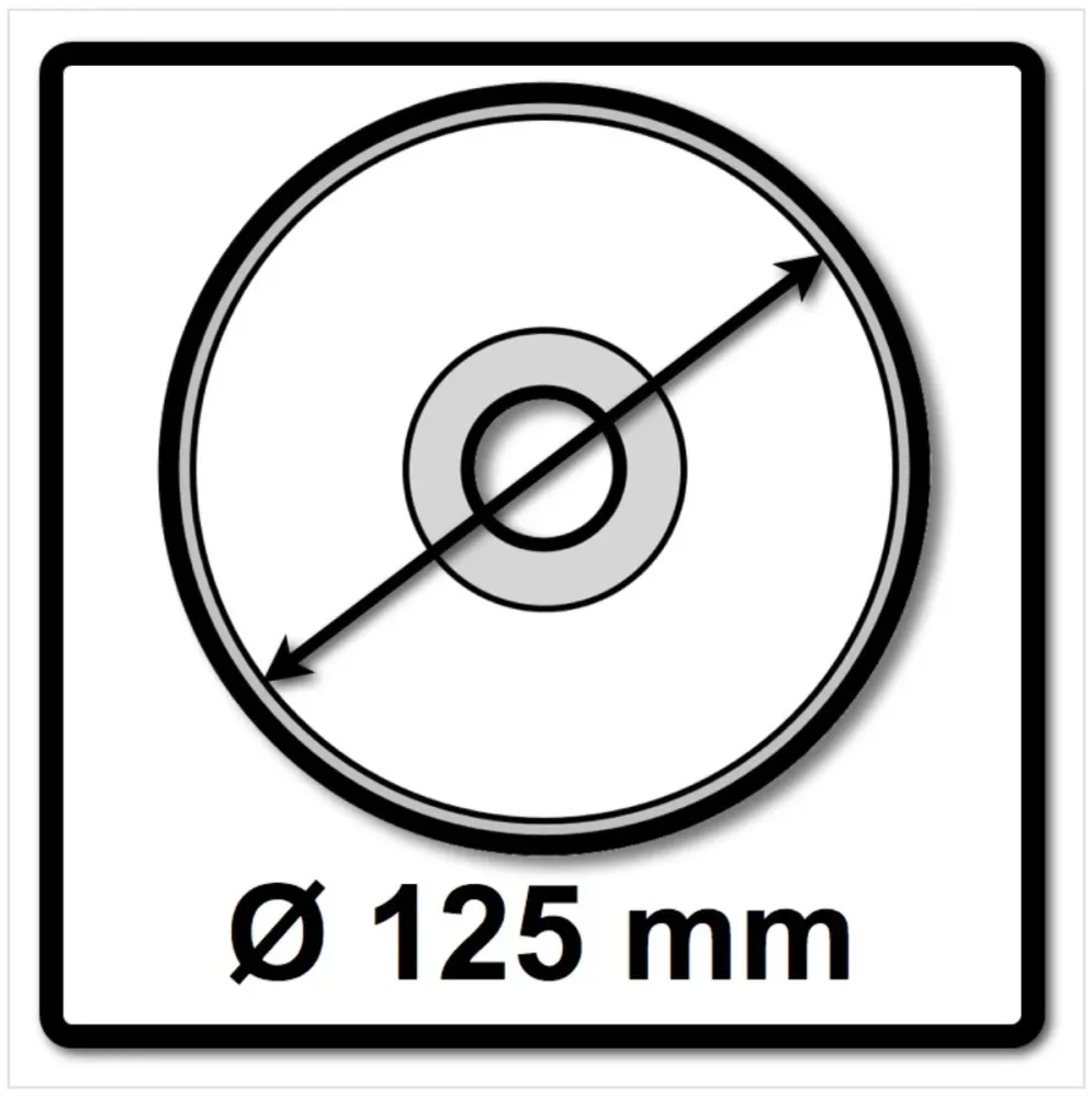 Disco de corte Bosch AS 60 T INOX BF 125 x 1,0 mm 25 piezas (25x 2608600549) Bosch Professional