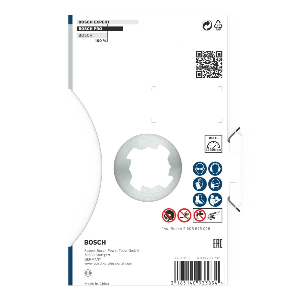 Disco de corte diamantado Bosch Expert X-LOCK Standard para Universal 125 x 22,23 mm 1 ud. ( 2608615166 ) Bosch Professional