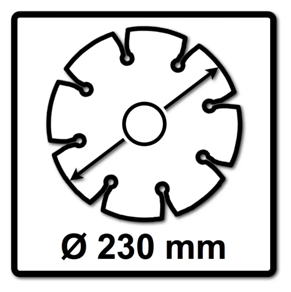 Disco de corte de diamante universal estándar Bosch 230 x 22,23 mm 1 pieza (2608615065) para hormigón Bosch Professional