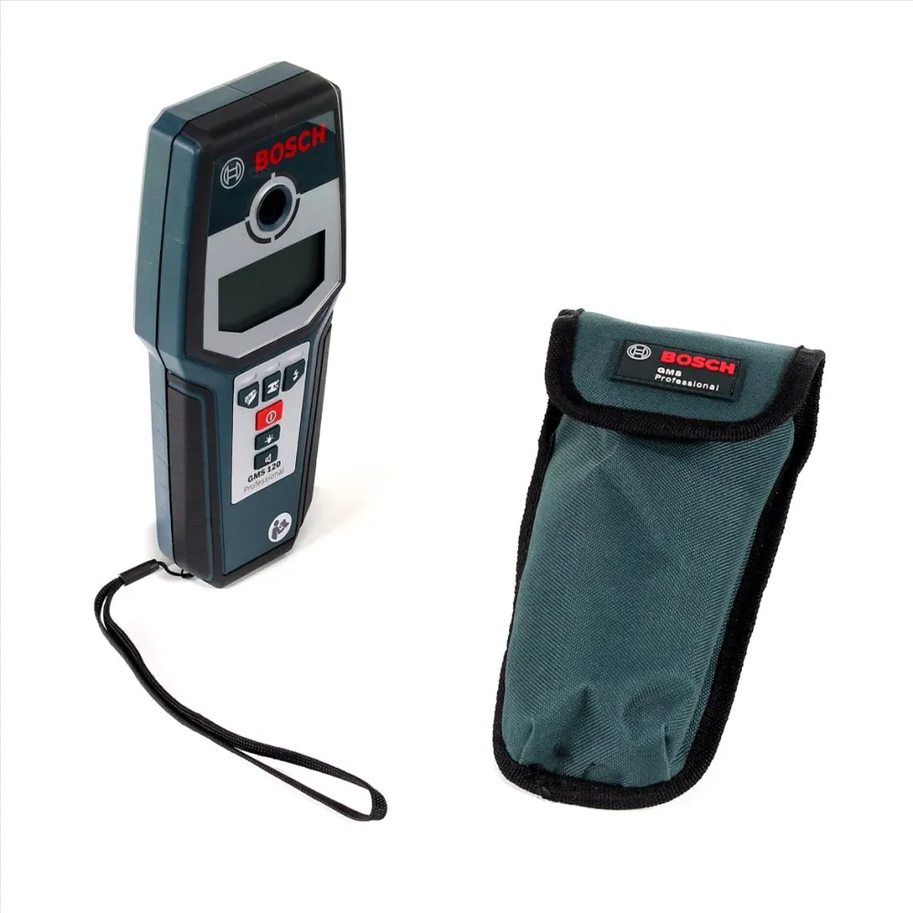 Dispositivo de seguimiento multidetector Bosch GMS 120 Professional (0601081000) con 1 baterí y bolsa protectora Bosch Pro...