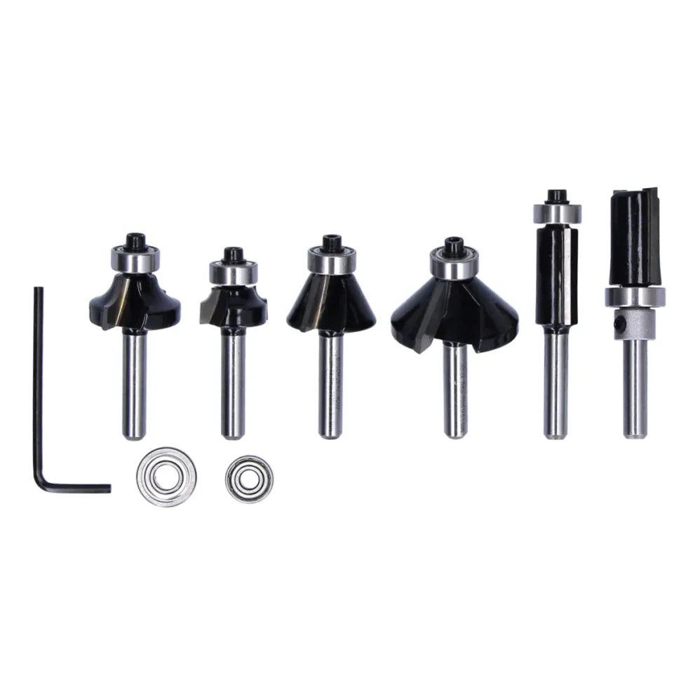 Fresas de cantos Bosch. Vástago 1/4' (2607017470) - 6 piezas Bosch Professional